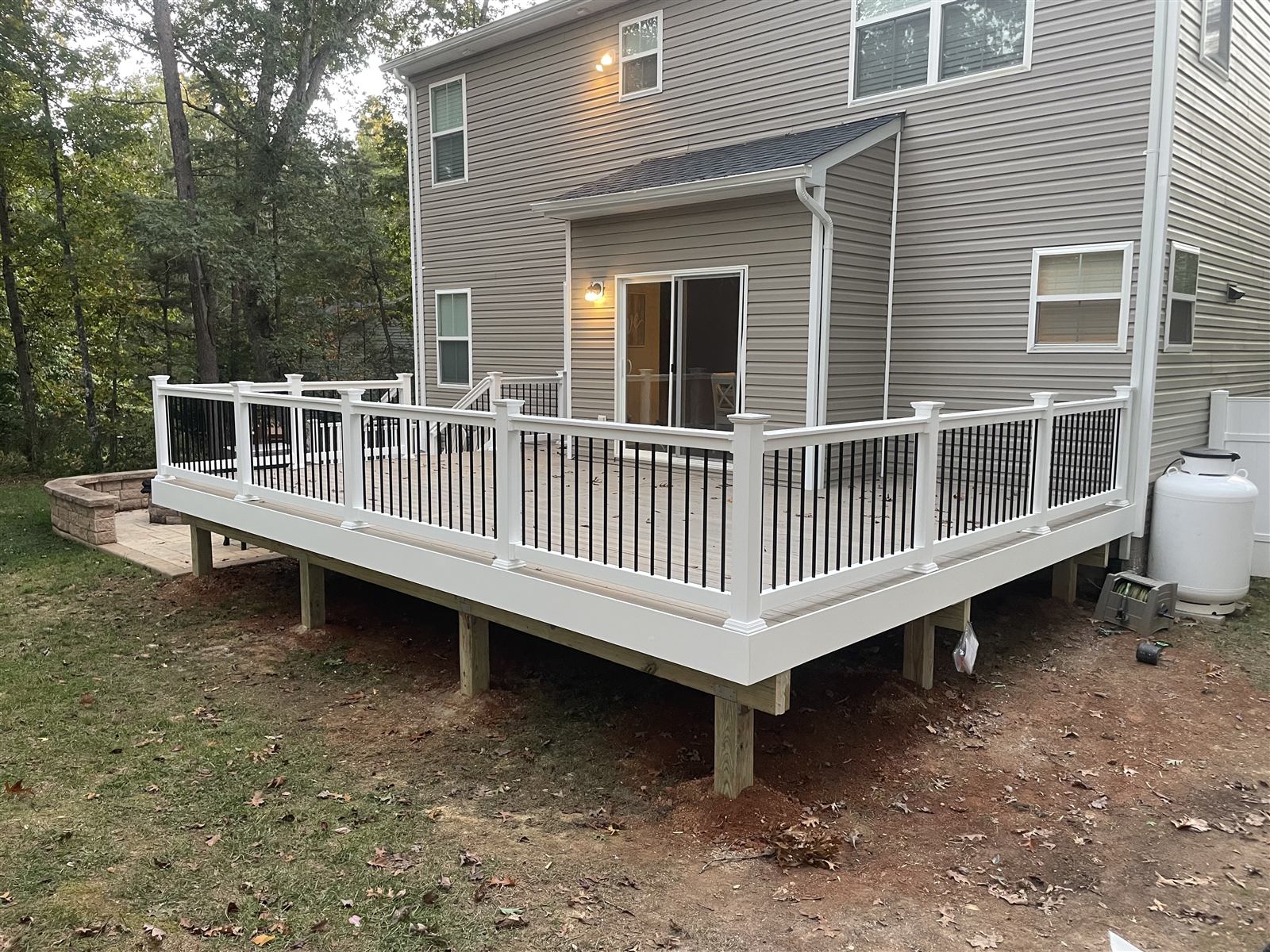 Completed composite deck project