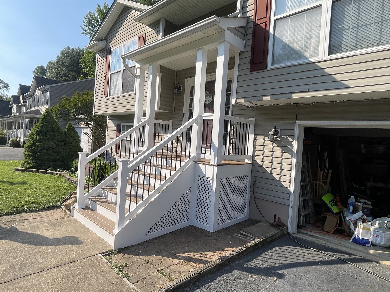 Completed front porch project