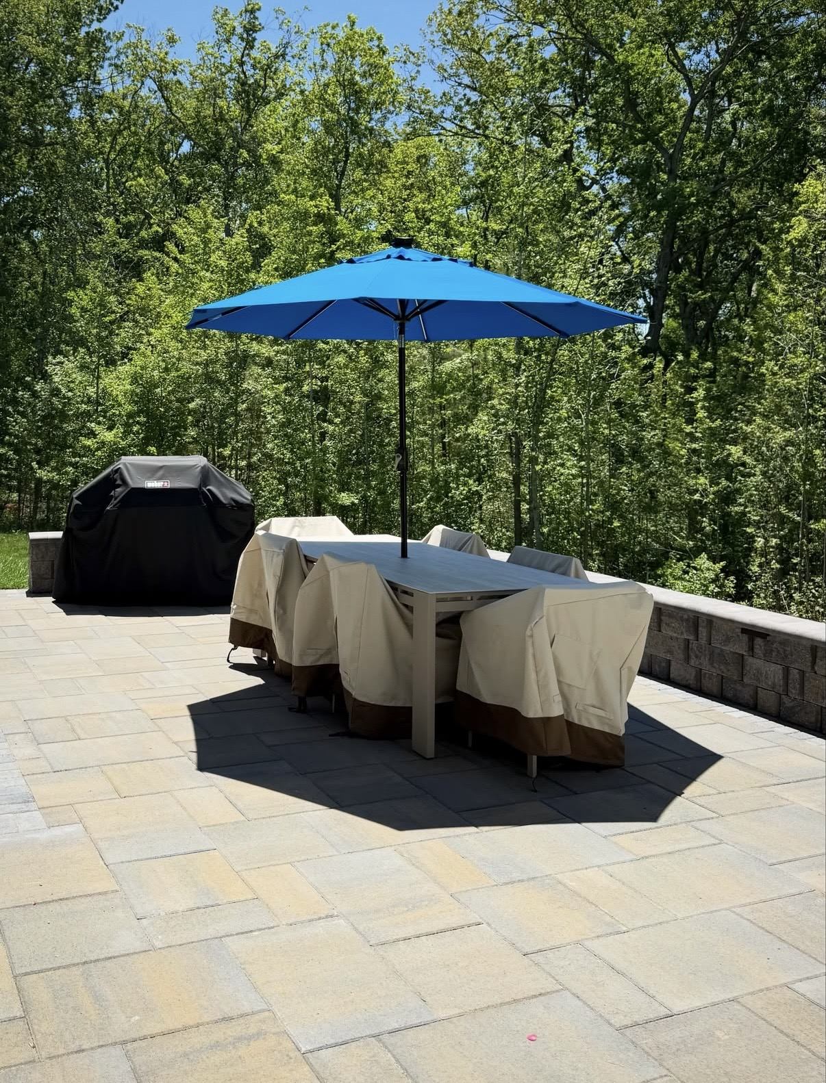 Completed patio project